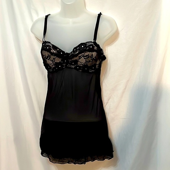 Other - Womens Lace Elegant Black Lingerie Top Size Large